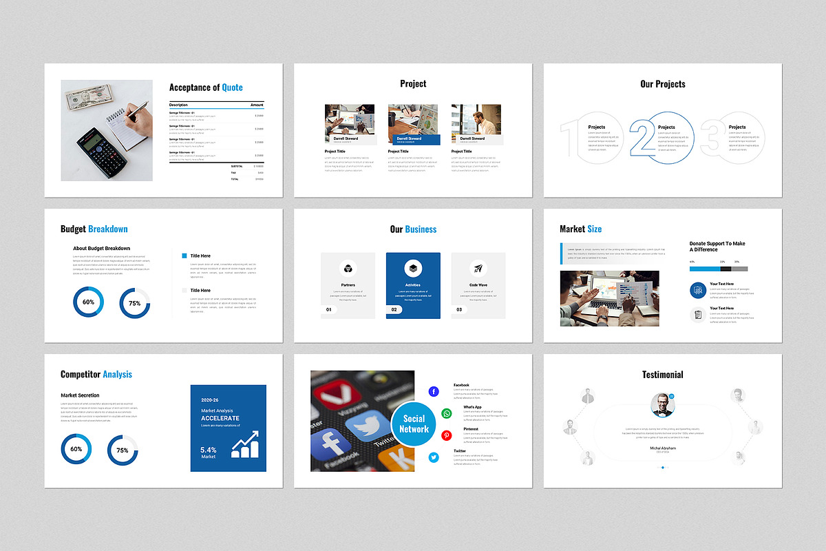 Project Proposal Presentation, a Presentation Template by GenerousArt (Photo 4 of 8)