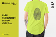 Man's T-Shirt Mock-Up Set, a Shirt Mockup by Freeman Studio (Thumbnail 4 of 16)