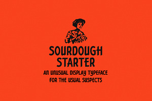 Sourdough Starter Blackletter Font