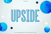 Upside - Complete Family (4 fonts), a Sans Serif Font by Little Fonts (Thumbnail 1 of 6)