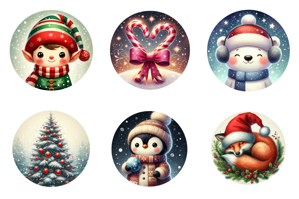 Christmas Ornament Sublimation PNG, an Illustration by SinaCreation (Photo 4 of 7)