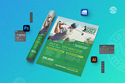 Golf Tournament Flyer Template V1, a Flyer Template by GraphicalMarket (Thumbnail 2 of 6)