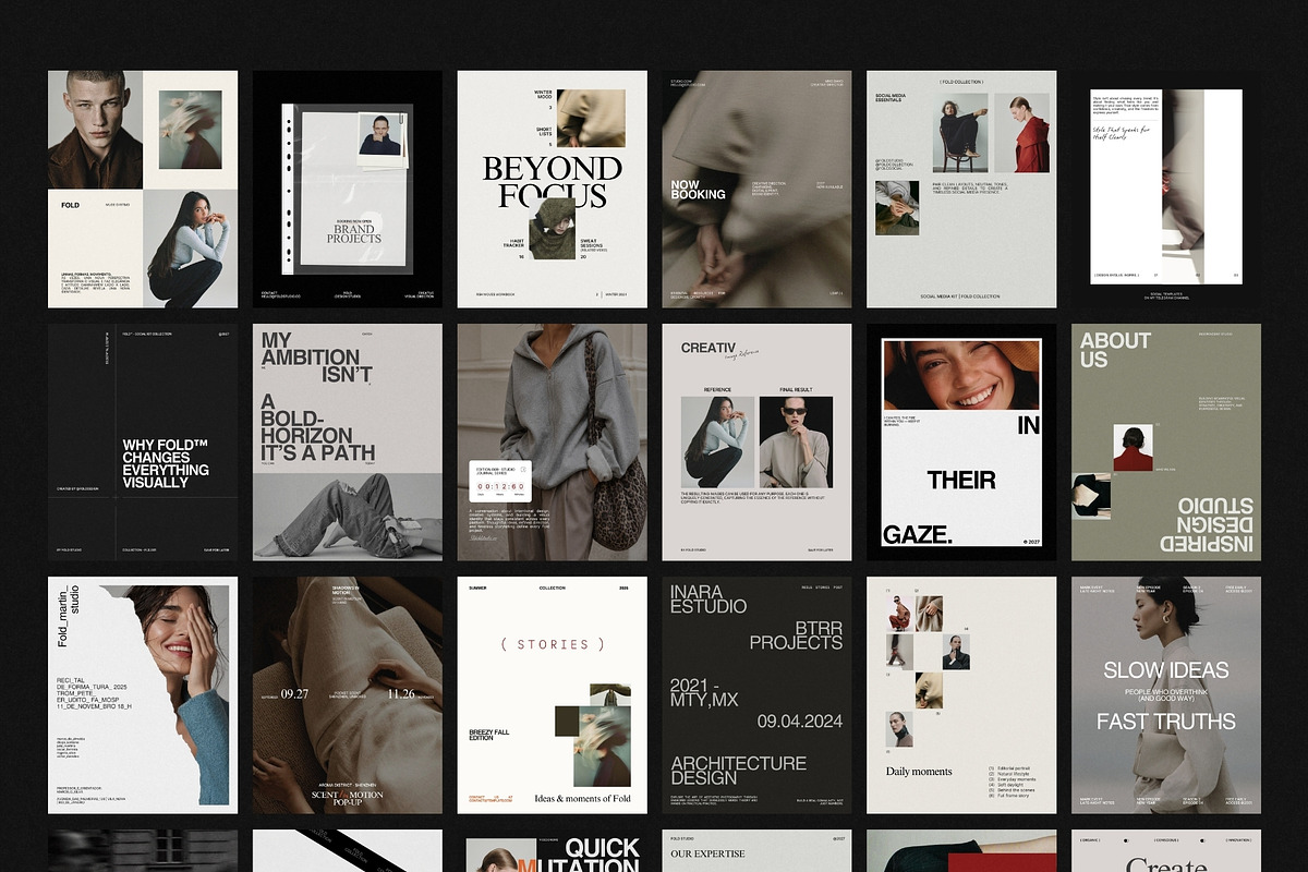 FOLD | Social Media Kit (III), a Social Media Template by Pixel Grid (Photo 10 of 10)