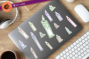 15 Candle Halloween Stamp Brushes, a Brush Add-On by vectstudio (Thumbnail 3 of 9)