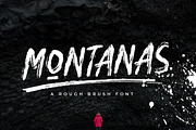Montanas Brush Font, a Sans Serif Font by Indotitas (Thumbnail 1 of 6)