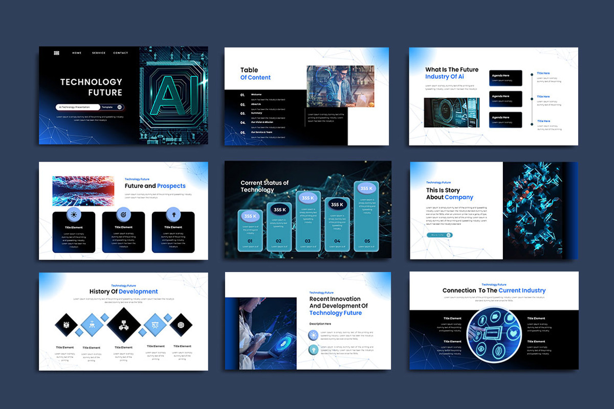 Technology Future Powerpoint, a Presentation Template by yanindesign (Photo 2 of 5)