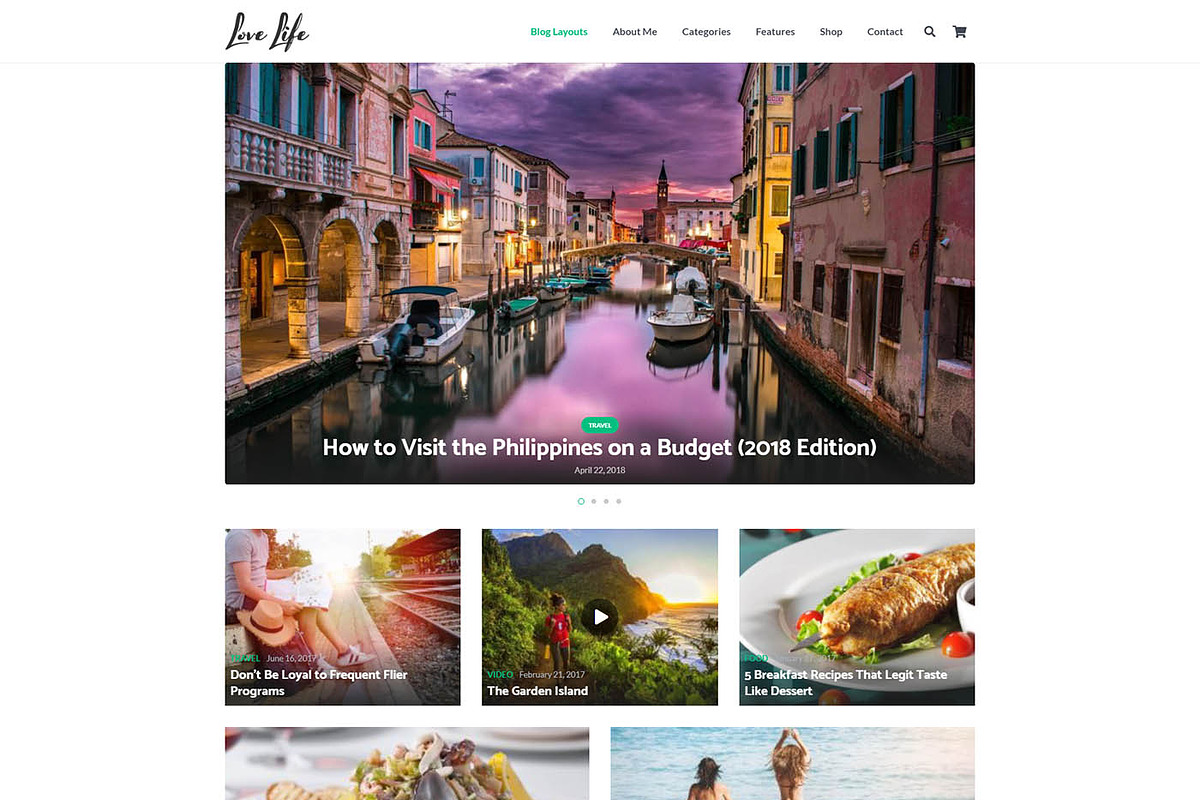 Love Life- Magazine & Business, a WordPress Template by Cherry Wordpress Theme (Photo 3 of 7)
