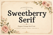 Sweetberry Serif, a Serif Font by Wow Magic (Thumbnail 1 of 5)