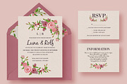Floral Wedding Invitation Suite, an Invitation Template by Knotted Design (Thumbnail 3 of 4)