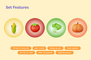 3d Vegetables and Fruits Vector Set, an Object 3D Model by 35lab (Thumbnail 4 of 7)