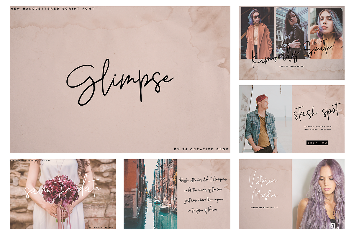 Hand Written Font Bundle 90 in 1 preview 7