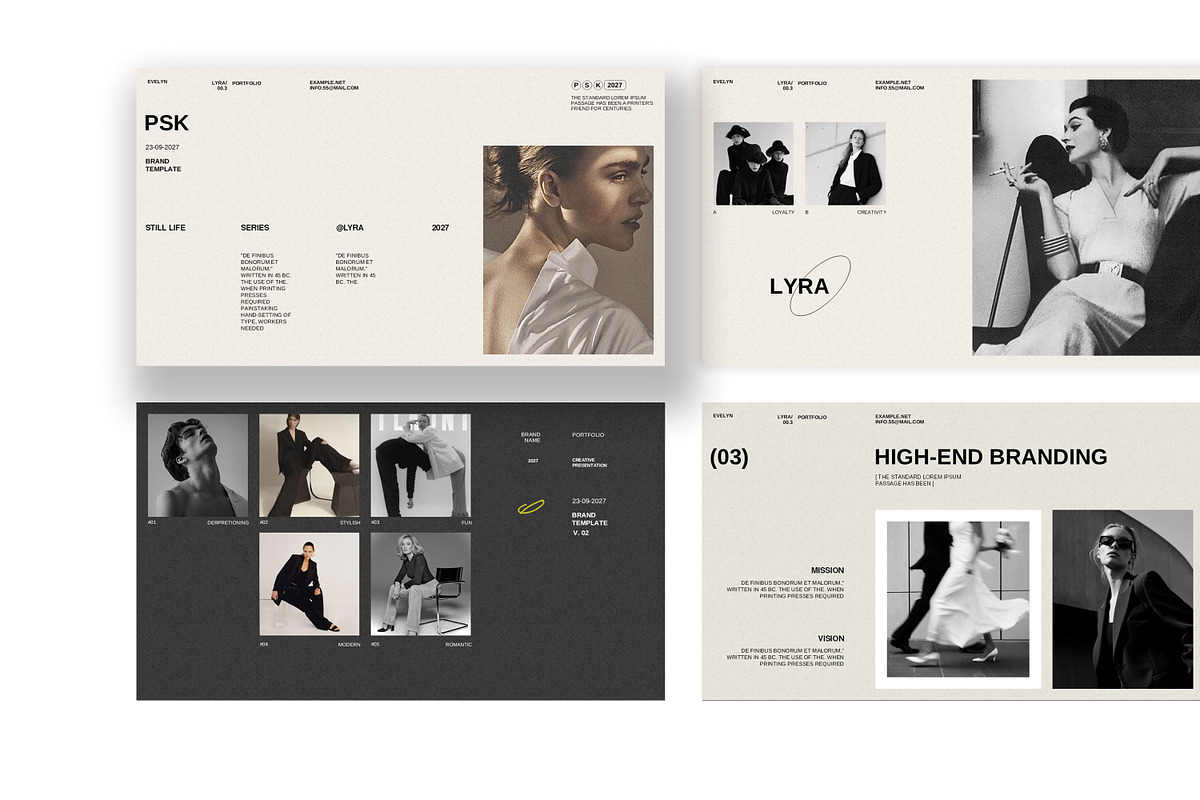 Brand Portfolio Template, a Presentation Template by slidestock55 (Photo 6 of 14)