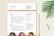 Makeup Artist Resume Template, a Resume Template by Stanin Studio (Thumbnail 4 of 11)