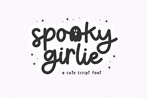Spooky Girlie | Halloween Font, a Script Font by KA Designs