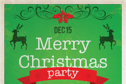 Vintage Christmas Flyer, a Flyer Template by Krukowski Graphics (Thumbnail 3 of 3)