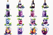 Watercolor Blueberry PNG Clipart, a Food Illustration by SugarCloudStudioArt (Thumbnail 2 of 6)