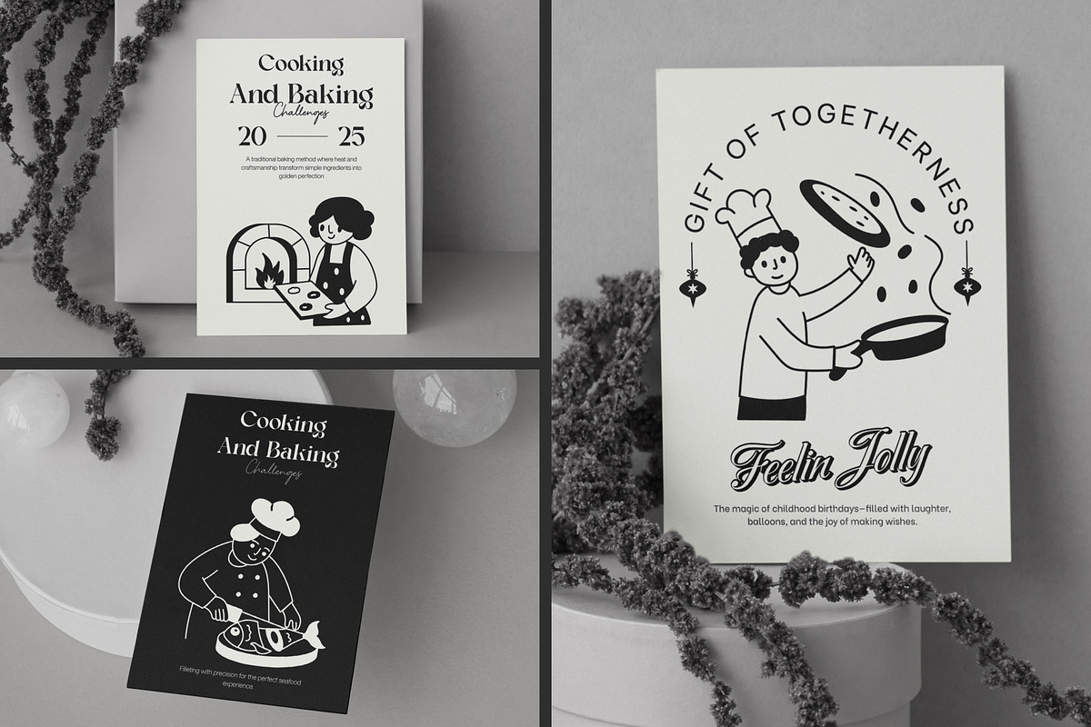 Cooking and Baking Doodle Icons, an Outline Icon by Vectors Market (Photo 4 of 8)