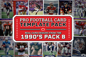 1990's Pro Football Cards PACK B