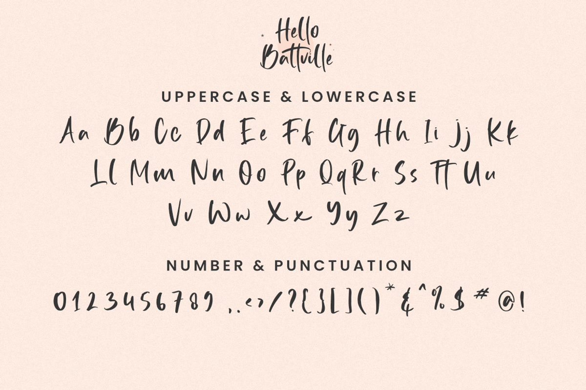 Hello Battville, a Script Font by Silverdav (Photo 7 of 8)