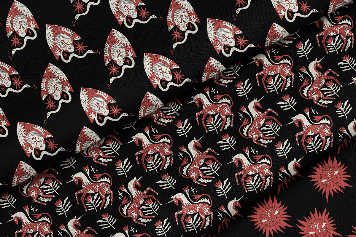 Red Folk Bundle, an Object Illustration by Annie Konst (Photo 6 of 17)