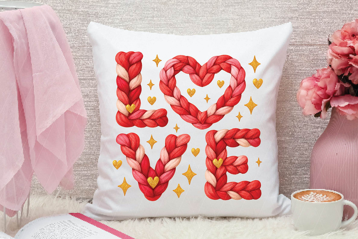 Faux Yarn Valentine Png Valentines, an Illustration by DreamPrint404 (Photo 7 of 8)