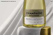 Champagne Bottle Mockup V2, an Advertising Mockup by HexenDesigns (Thumbnail 1 of 12)