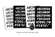 EMBRO Font Family, a Sans Serif Font by Flatface (Thumbnail 5 of 9)