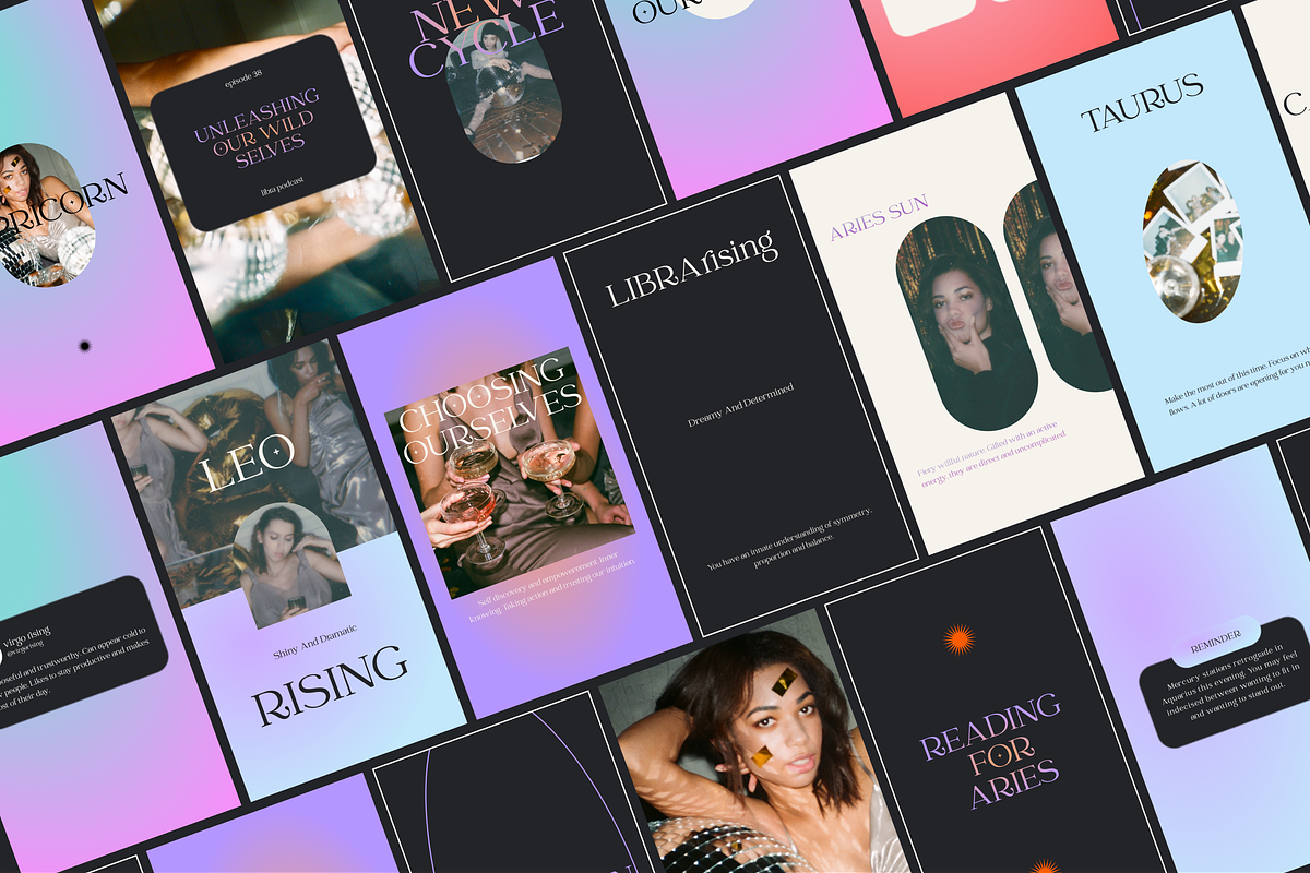 Selena Astrology Instagram Template, a Social Media Template by Luna Studio (Photo 5 of 7)