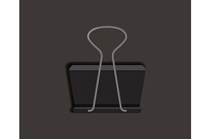 Realistic vector paper clip, an Object Illustration by Things for designers
