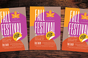 Modern Fall Festival Flyer, a Flyer Template by Gumico Studio. (Thumbnail 1 of 3)