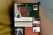 Coaching Canva Website Template, a Websites & App Template by Amaré Creative (Thumbnail 8 of 8)