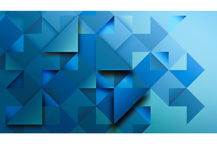 Abstract blue mosaic background, an Abstract Photo by BazziBa♥