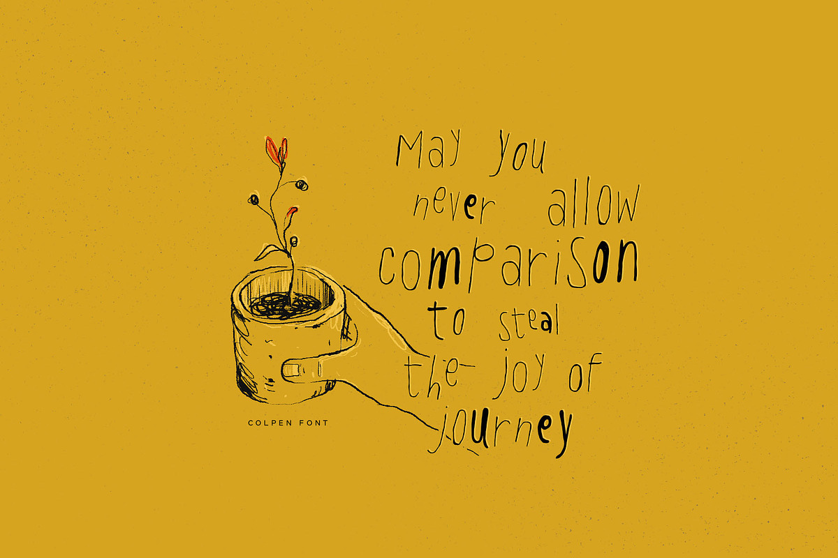 Colpen Font, a Handwritten Font by vuuuds (Photo 9 of 10)