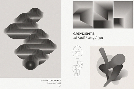 Greydient 6, an Object Graphic by kloroform