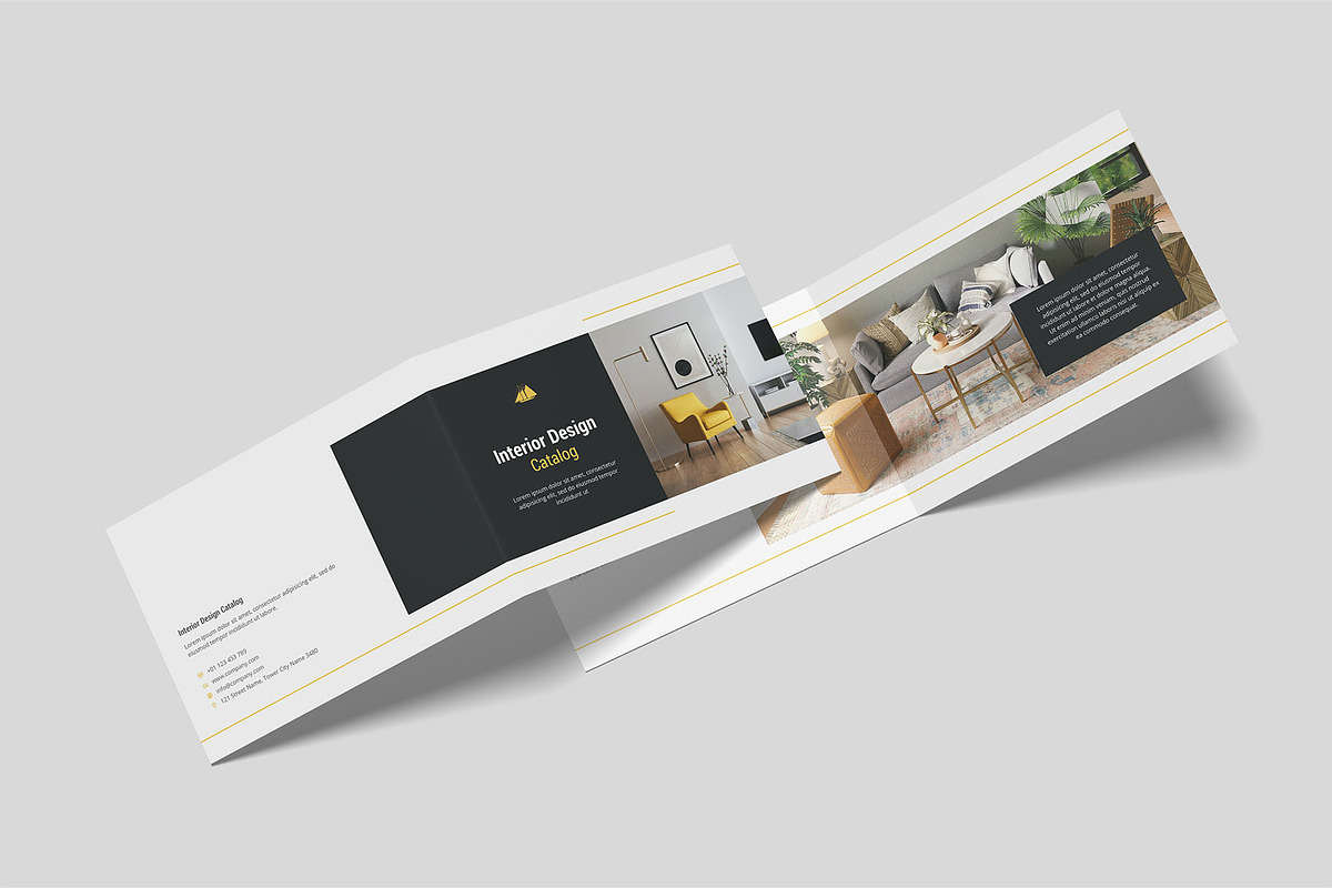 A4 Landscape Catalog Brochure Mockup, an Advertising Mockup by Compositing Studio (Photo 15 of 20)