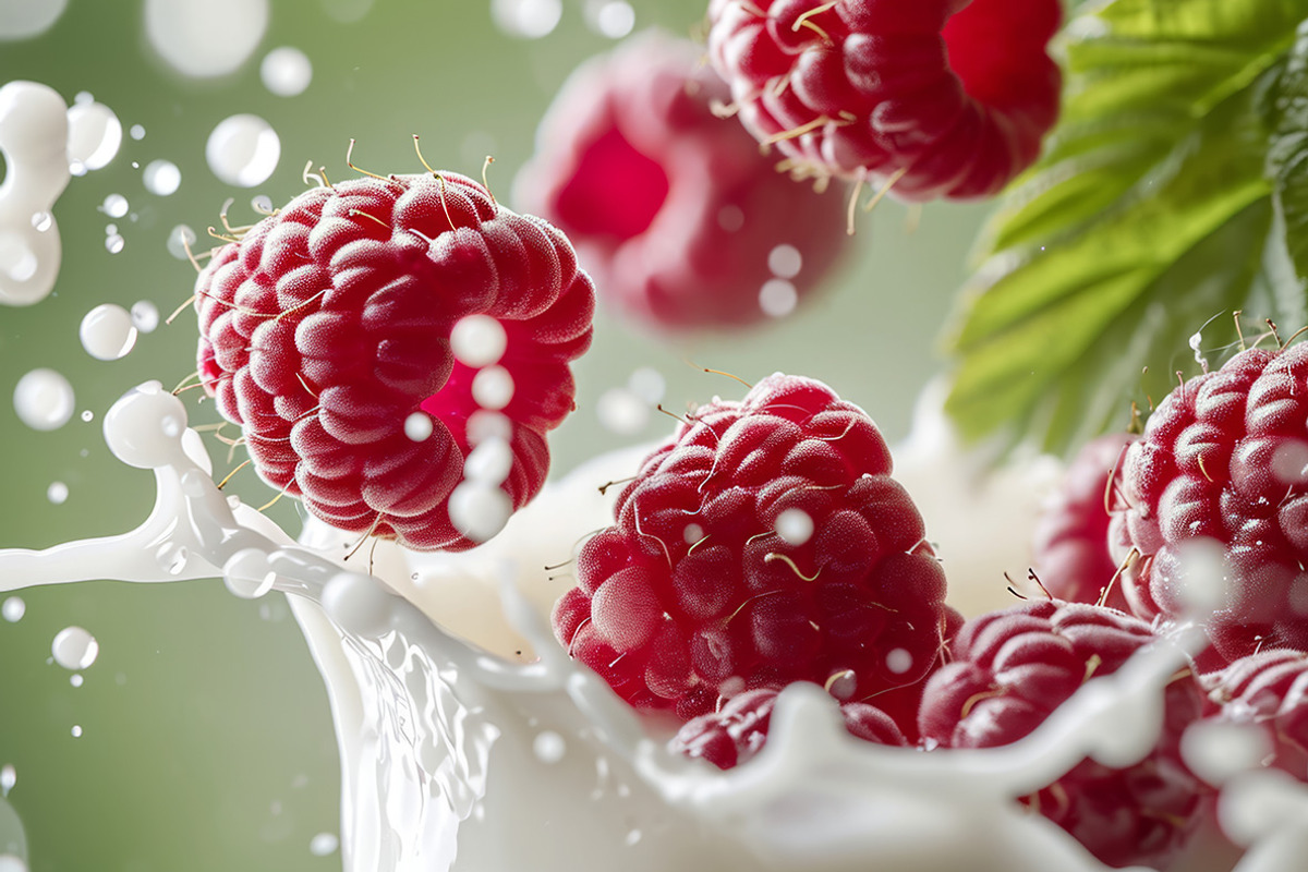102 Fruits & berries milk splashes, a Food & Drink Photo by Handmadefont (Photo 12 of 16)