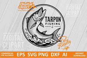 Tarpon Fishing SVG
