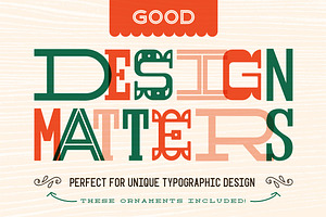 Wood Type Font Collection