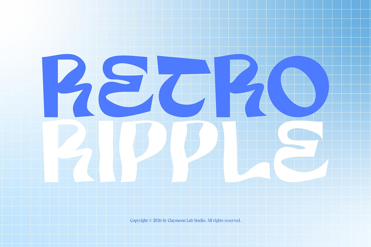Bramble Bold Playful Chunky Display, a Sans Serif Font by Claymoon Lab (Photo 1 of 8)