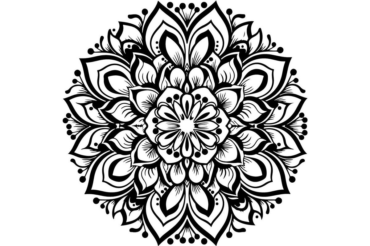Decorative Mandala Flower, an Object Graphic by Designer_Momina (Photo 11 of 20)