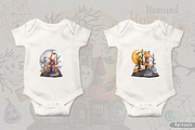 Haunted House Halloween Clipart, a Decorative Illustration by Apixsala (Thumbnail 14 of 14)