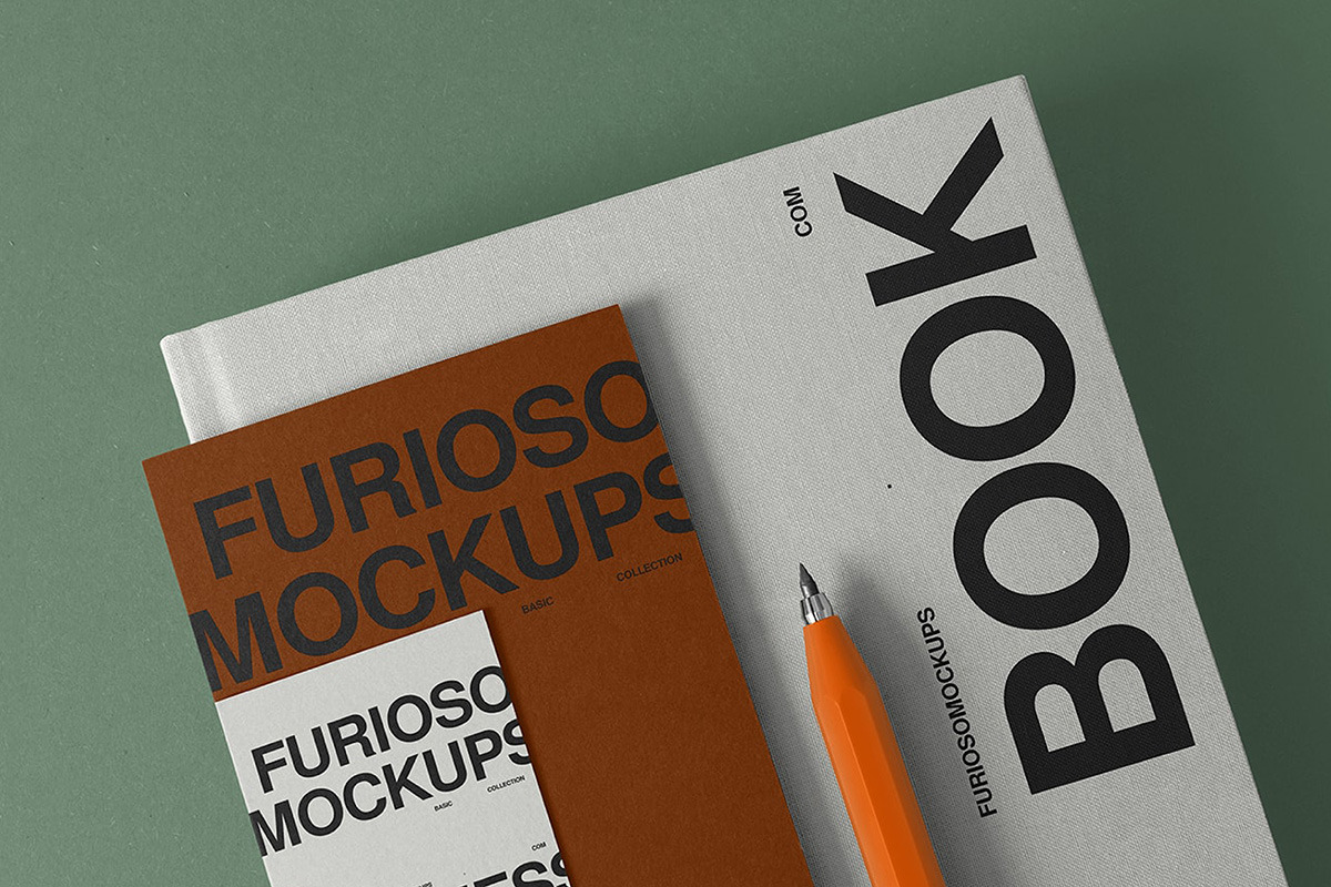 Stationery Mockups Bundle 1 – 6 PSD, a Books & Magazine Mockup by FURIOSO mockups (Photo 13 of 14)