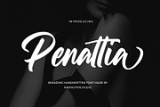 Penattia Branding Handwritten Font, a Handwritten Font by RantautypeStudio (Thumbnail 1 of 15)