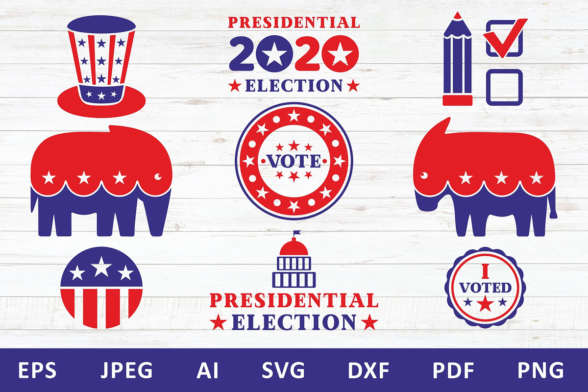 Presidential Election Design, an Object Graphic by Zoya Miller (Photo 1 of 4)