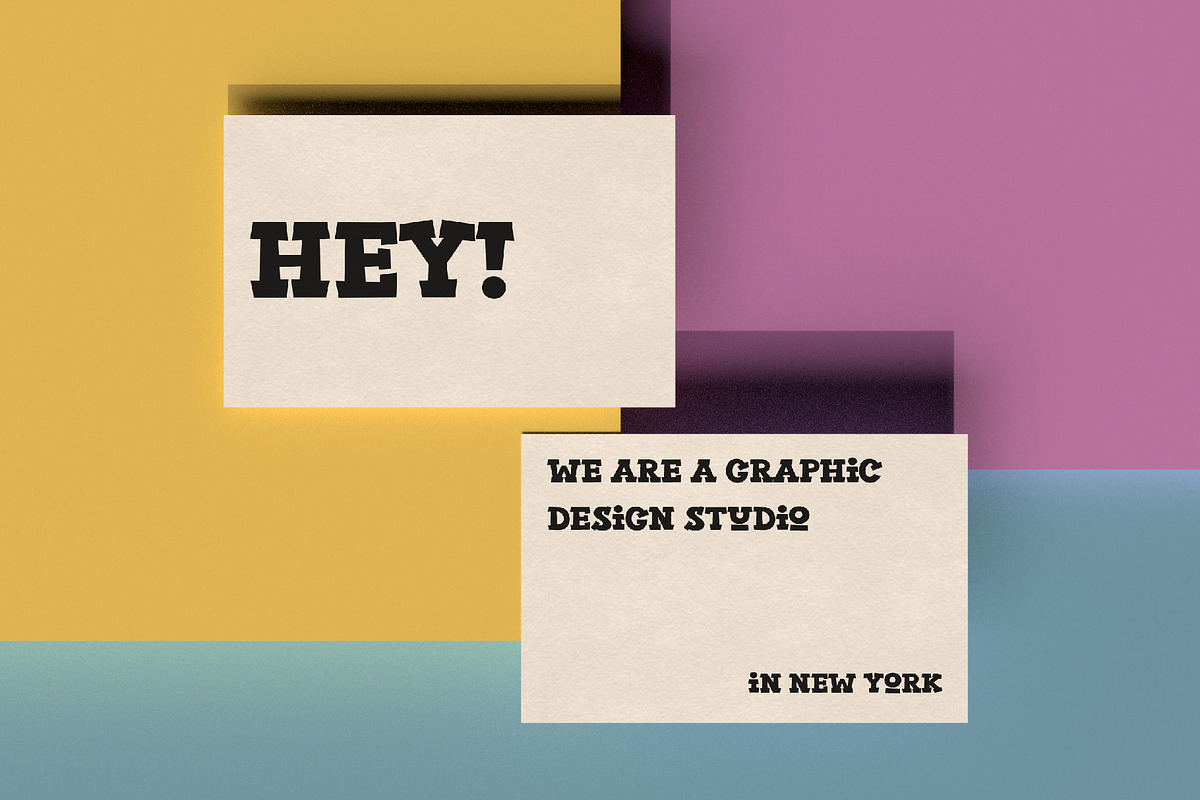 Fox Minutes Font, a Slab Serif Font by Fox7 By Rattana (Photo 5 of 8)