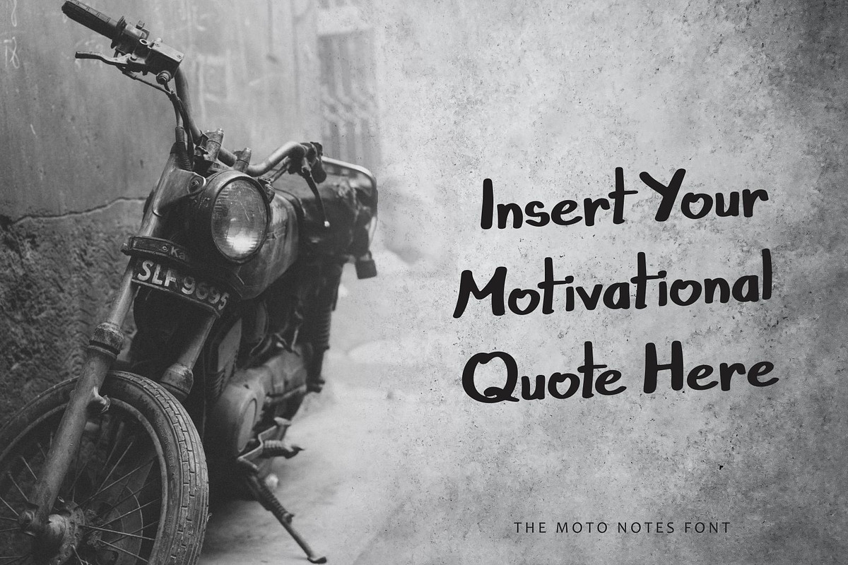Moto Notes font (handwritten), a Font by kittym.ro (Photo 7 of 10)