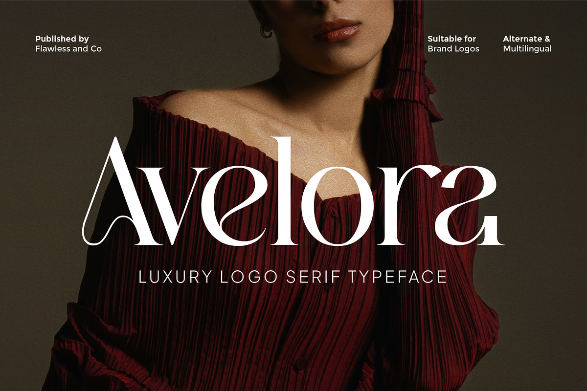 Avelora – Luxury Logo Serif Font, a Serif Font by Flawless And Co (Photo 1 of 10)