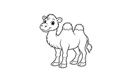 15 Cute Kawaii Animal Coloring Pages, an Animal Illustration by Annudesign (Thumbnail 8 of 9)