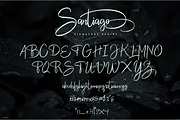Santiago Signature Script, a Script Font by Debut Studio (Thumbnail 6 of 6)