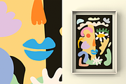 Faces Art Print Posters, a Person Illustration by melistudio (Thumbnail 4 of 7)